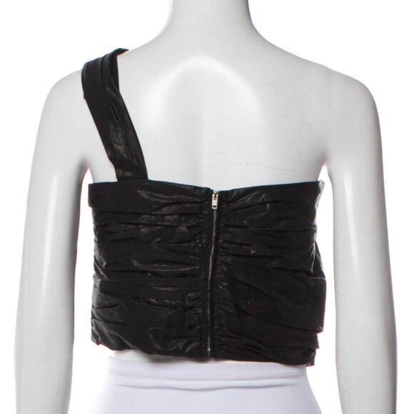 NWT Isabel Marant size 42 (US 10) ruched one strap crop top - Picture 2 of 9